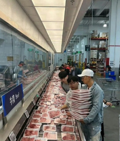 刘畊宏买牛肉是这样买的，有钱人就是不一样​​​