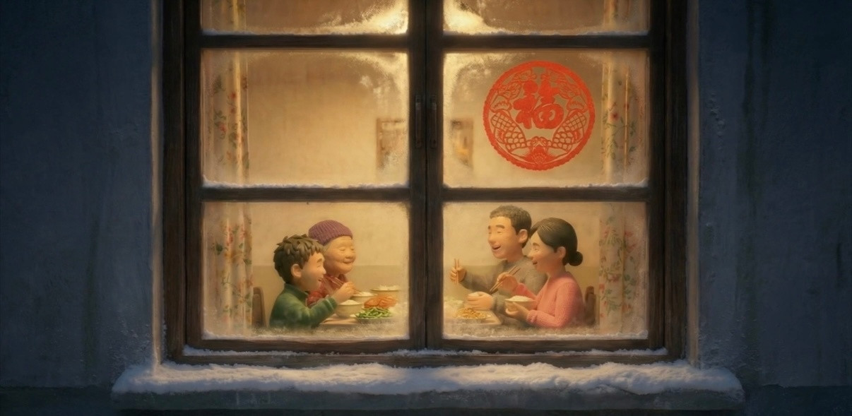 第一批返乡过年的人马年返乡过年的新春氛围感由动画承包，AI堪称幕后功臣。它让复杂