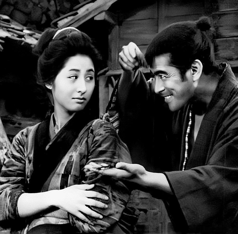 电影大师黑泽明2957年导演，根据高尔基名著改编的电影《低下层》中三船敏郎饰演的