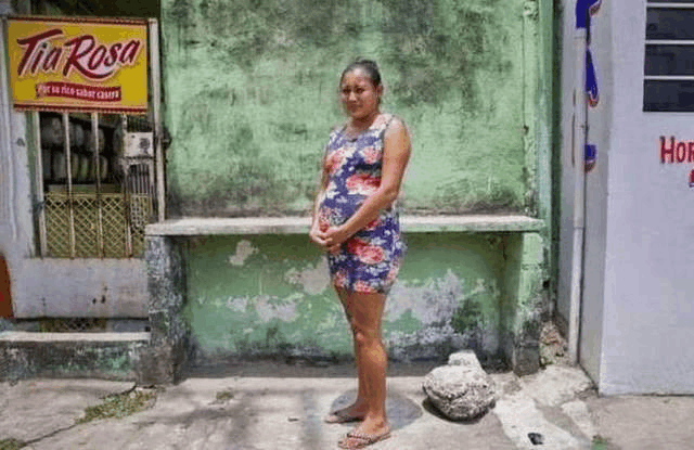 四姐妹一起怀孕肚子每天在变大, 给邻居说不要脸