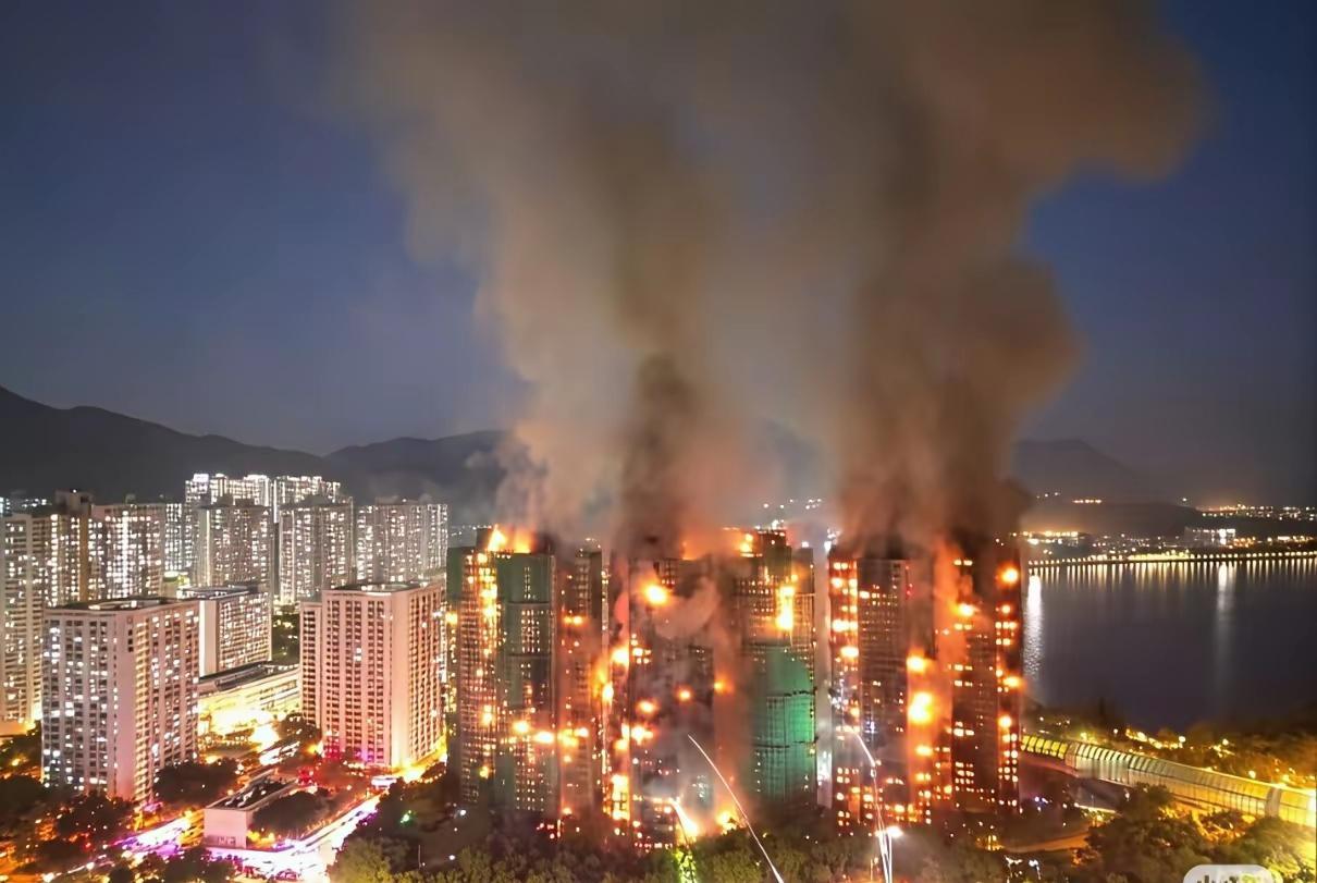 香港的火灾才是真正的人祸！资本家为了把控房地产市场，能让90%的土地荒着，美其名