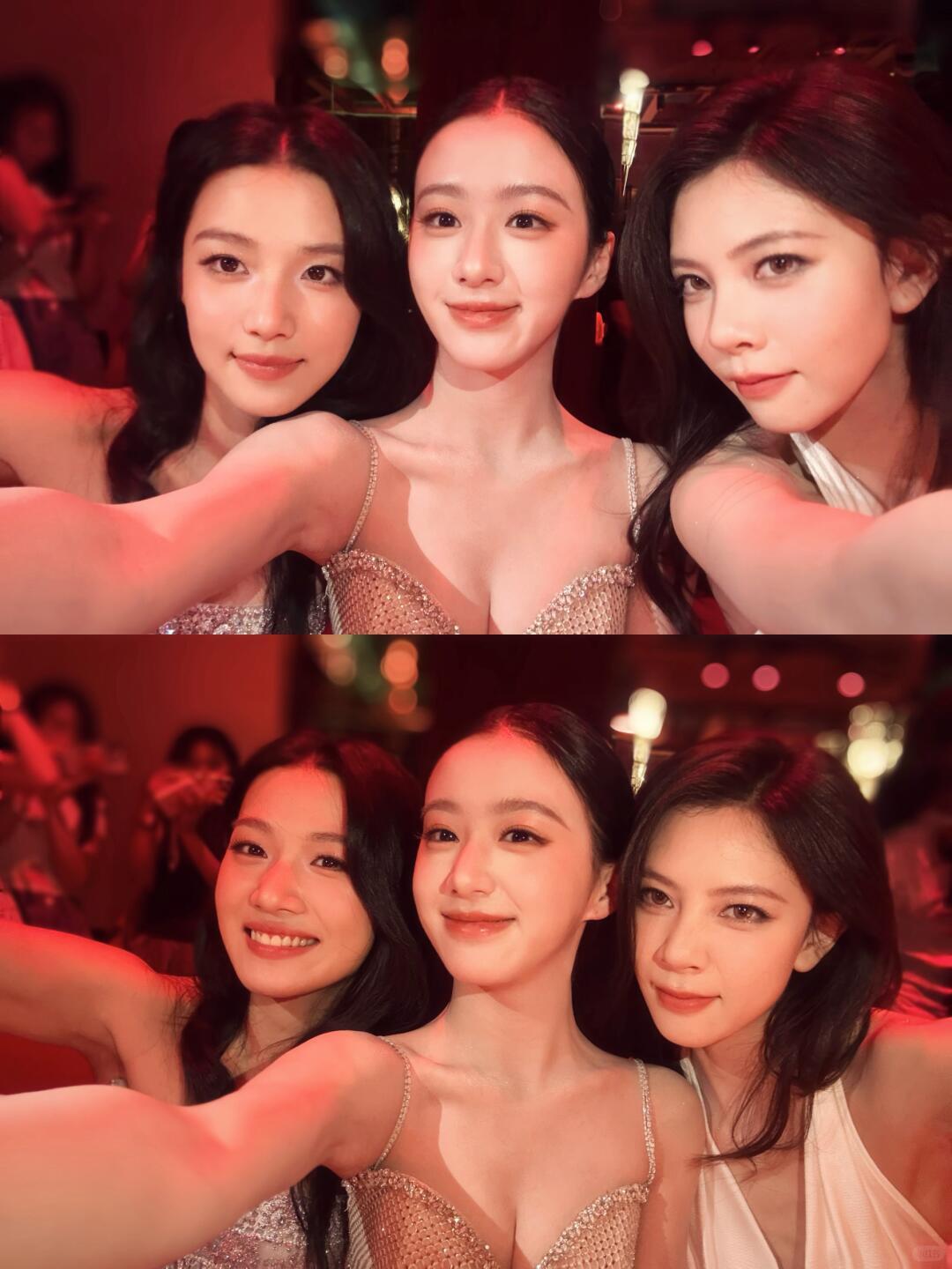 卢昱晓包上恩宋妍霏后台合照妹妹们都好明媚​​​