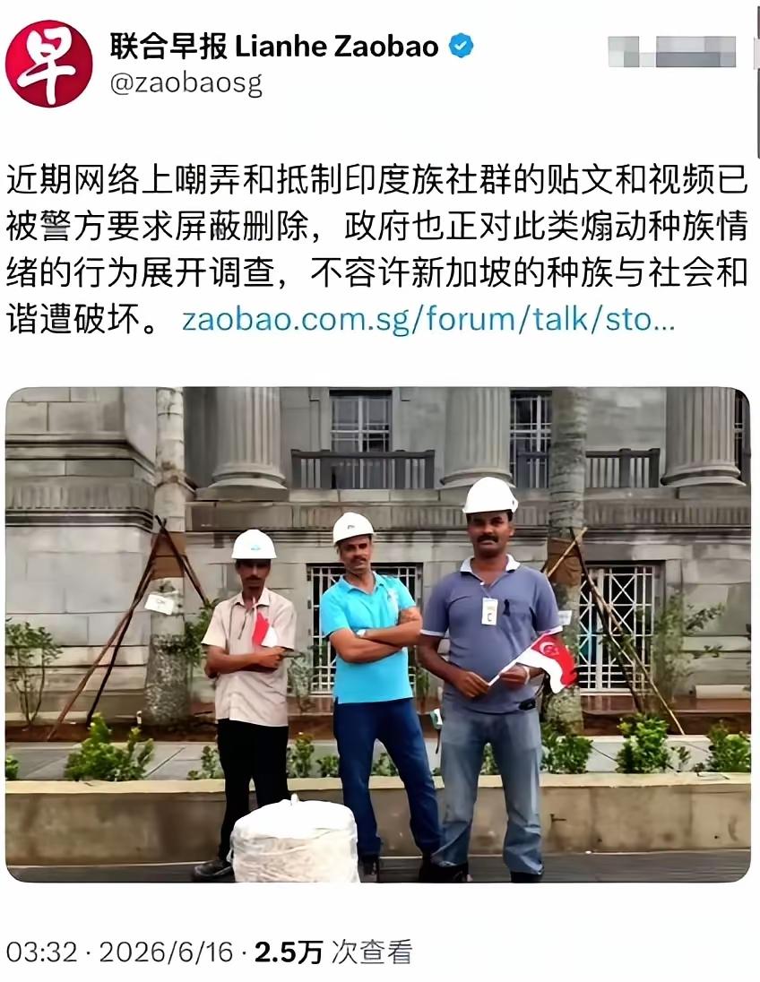 新加坡政府现在有多卖力的封禁网上的帖子，以后就会遭到多大的反噬。印度裔在世界各地