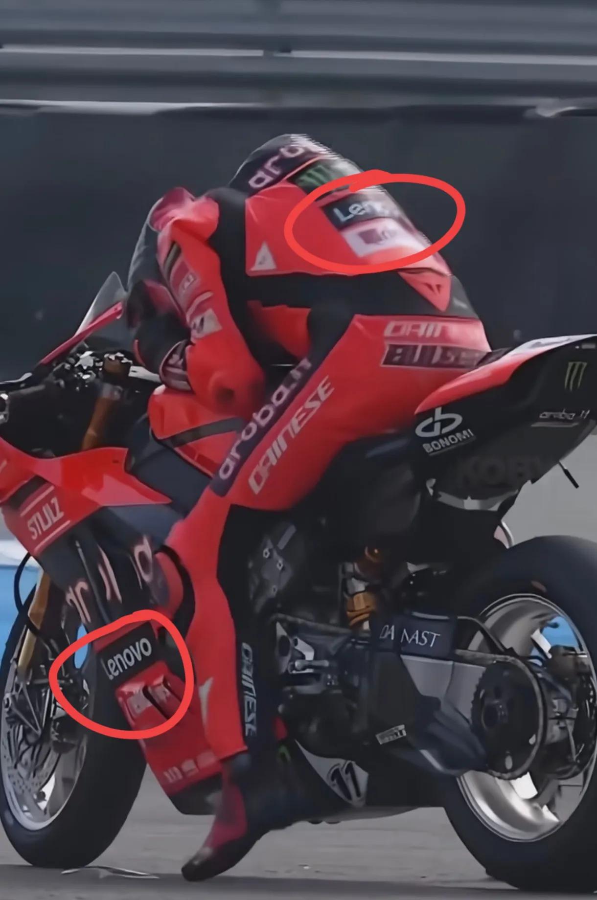 我估计联想要是早知道它赞助的杜卡迪11号会摔车，那还不如去赞助张雪机车了，可惜生