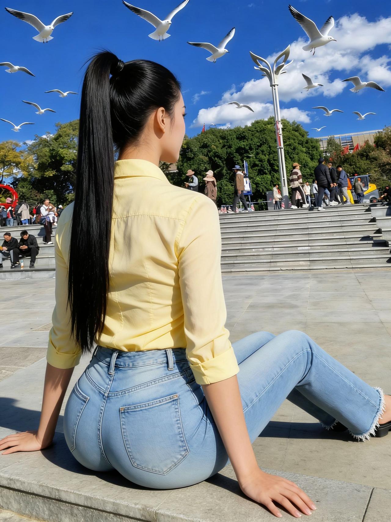 牛仔裤昆明的冬天有多浪漫海埂大坝我会一直顺今日冬至