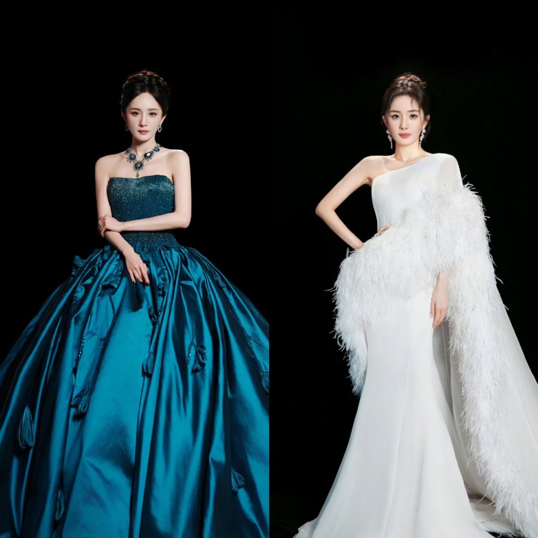 杨幂2023vs2025，两场都美得没边了，但看着今年气场更强了[爱心]​​​