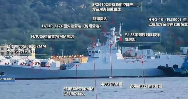 有一说一，中国为东南亚某小国建造的056（C）改进型护卫舰，可谓是火力强大，一艘