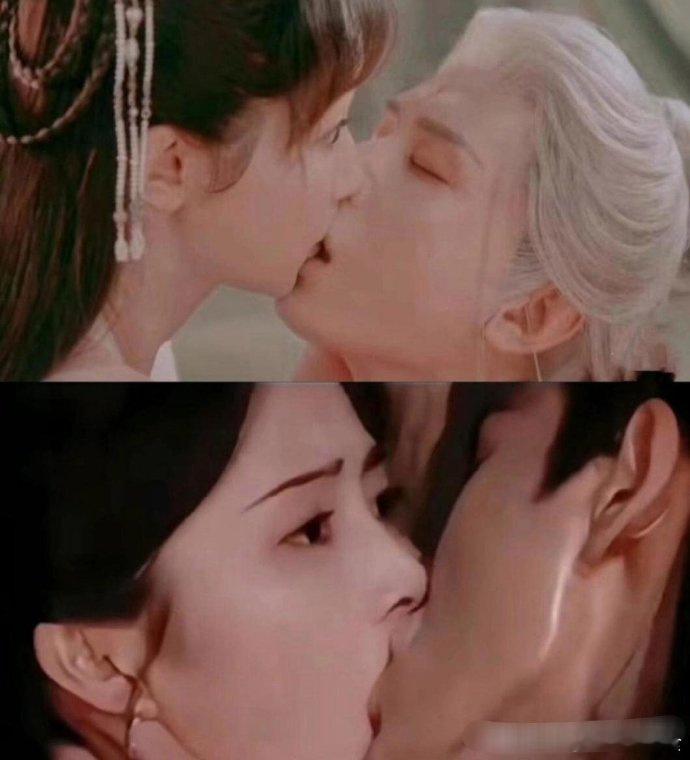 以前的吻戏vs现在的吻戏以前是蜻蜓点水，现在……