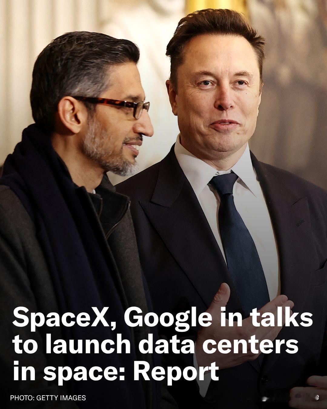 雅虎财经报道，马斯克拥有的SpaceX和Google据报道正在进行谈判，他