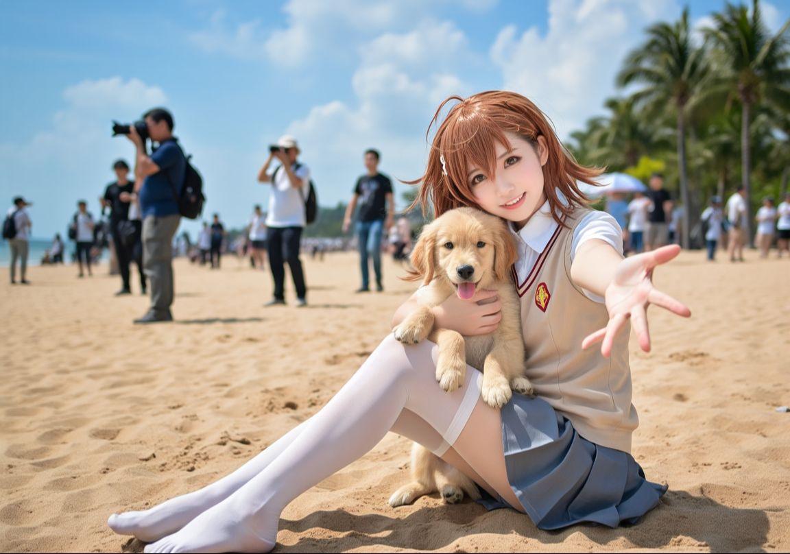 cos正片 某科学的超电磁炮 御坂美琴cos cosplay 白丝yyds