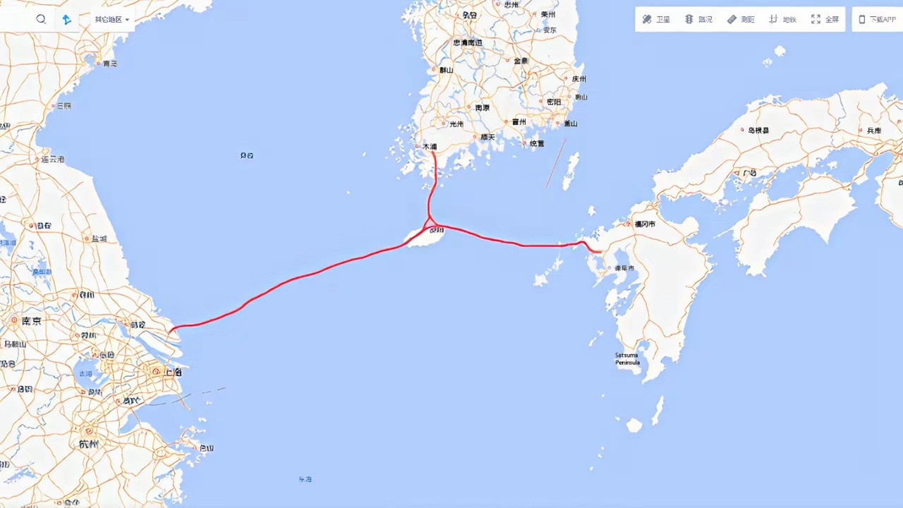 中日韩跨海大桥设想