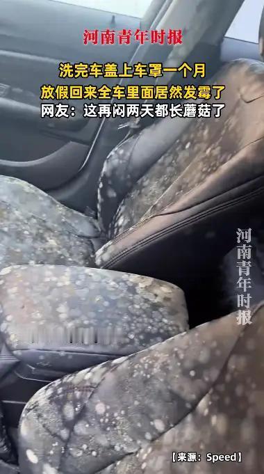 “万万没想到”！10月10日，上海icon，一男子在放假之前洗了车，随后为了防止
