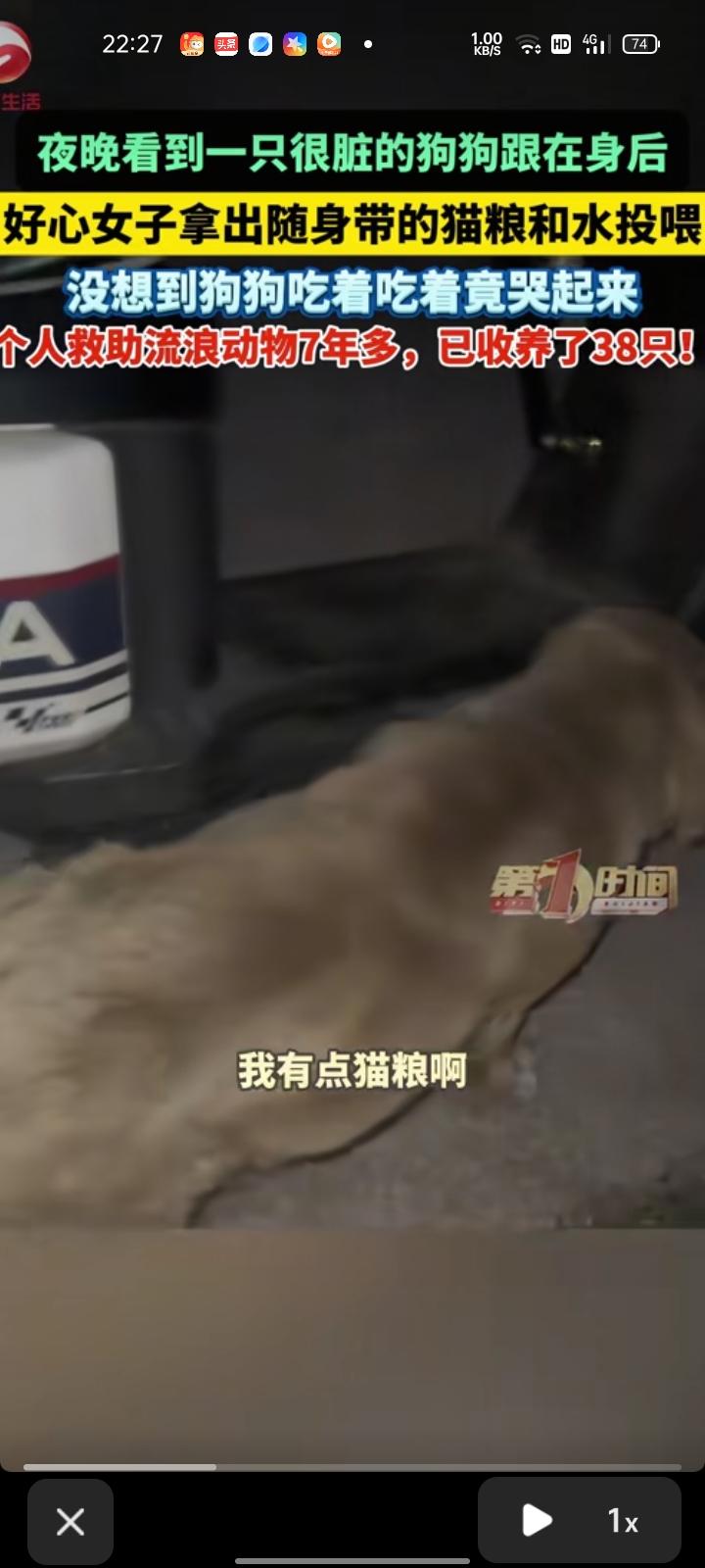 5月18日，福建三明。女子蹲在路边休息，突然感觉身后有个很大的影子，当时把她吓了