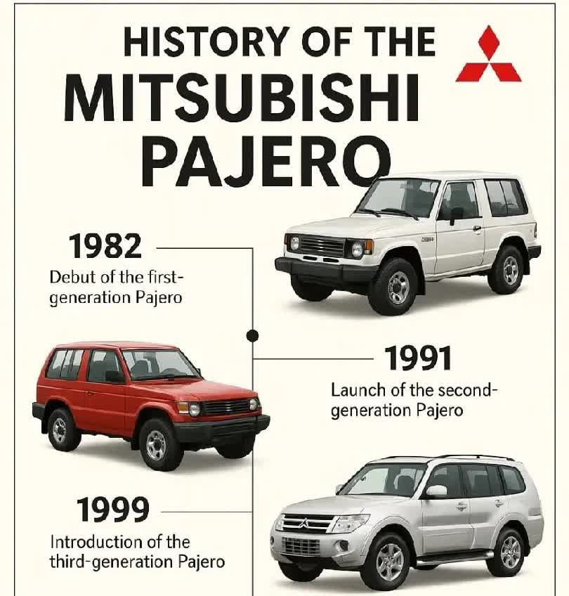 三菱帕杰罗：从经典到传奇的四代进化自1982年诞生以来，三菱帕杰罗凭借硬核性
