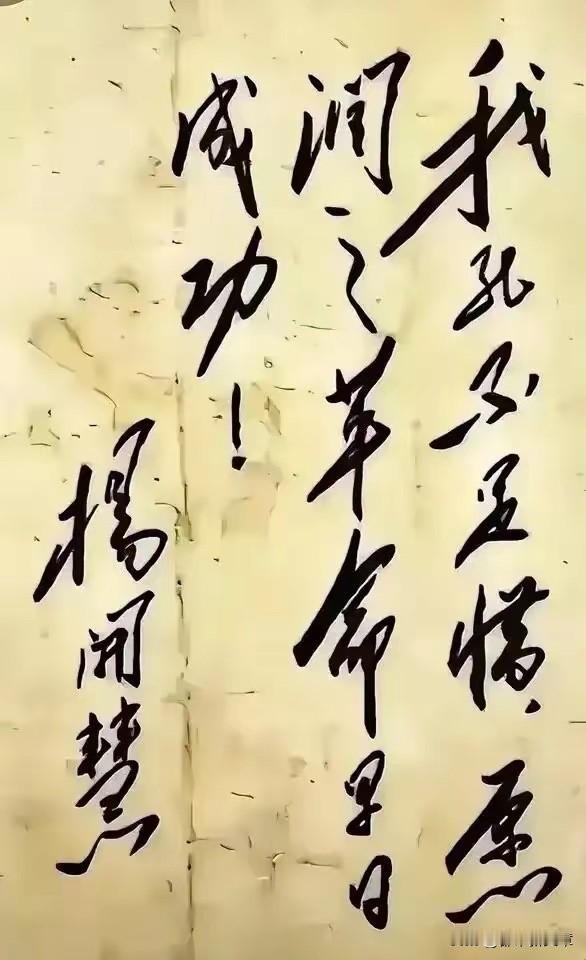 杨开慧烈士的字，真是太美了，铁骨铮铮，气贯长虹。---这“美”字，不在笔