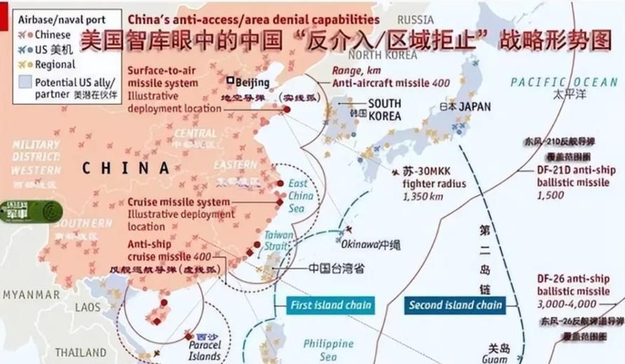 美国智库：“美国若敢出兵阻拦中国大陆收复台湾，解放军必会在30分钟內就能将美国在