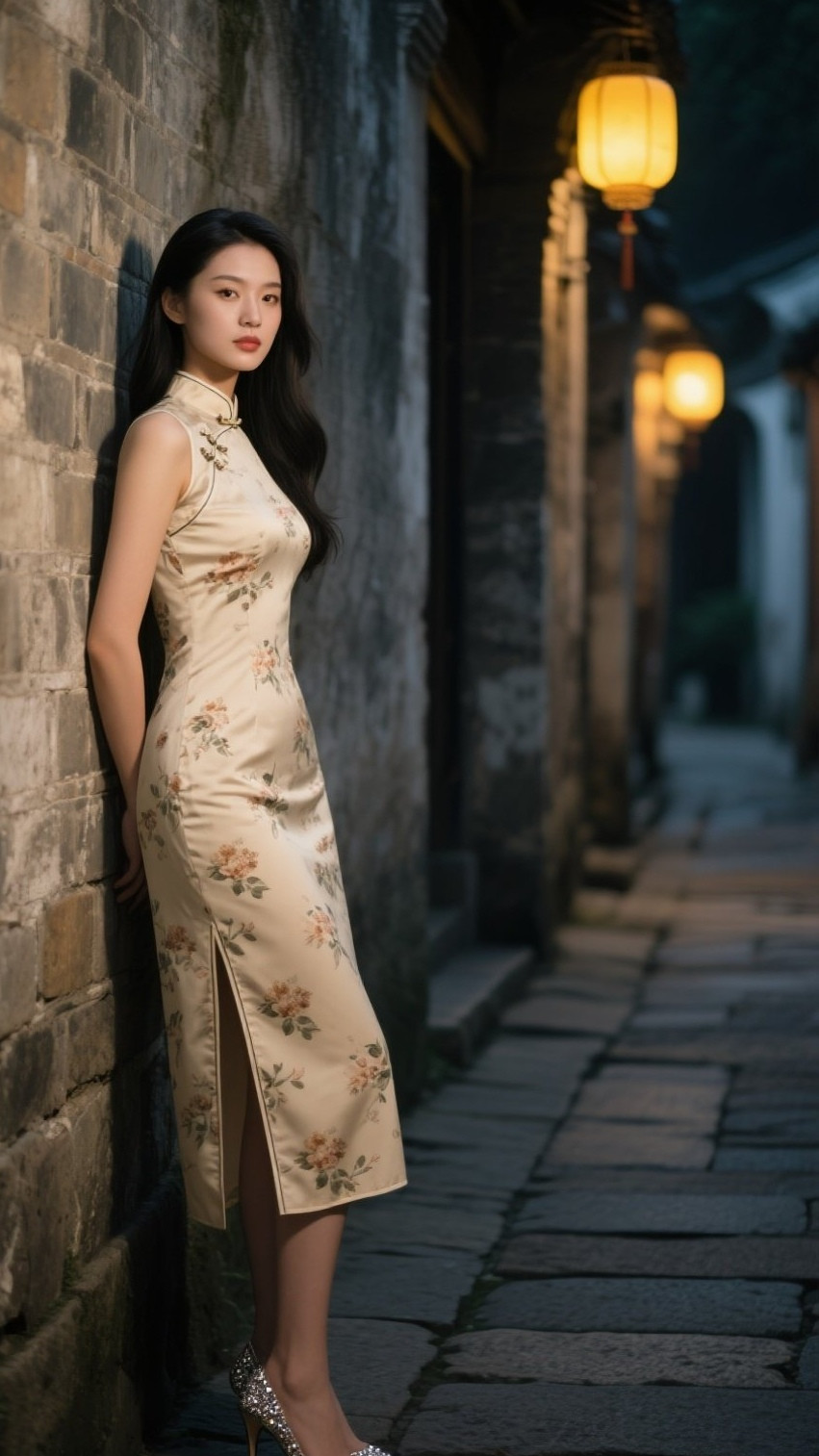 旗袍美人一笑百媚生美女写真