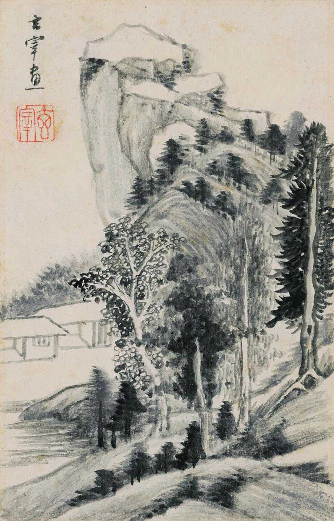 明董其昌书画图册。作为中国书画史上承前启后、影响巨大的一代书画大师，董其昌集