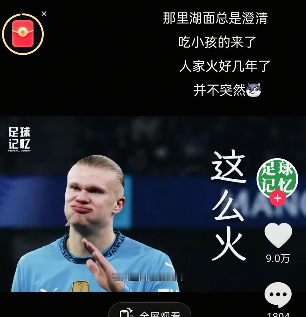 因为挪威有哈兰德，他可是足球世界新的王。他的速度，体力无人可比，而且他恐怖的射门