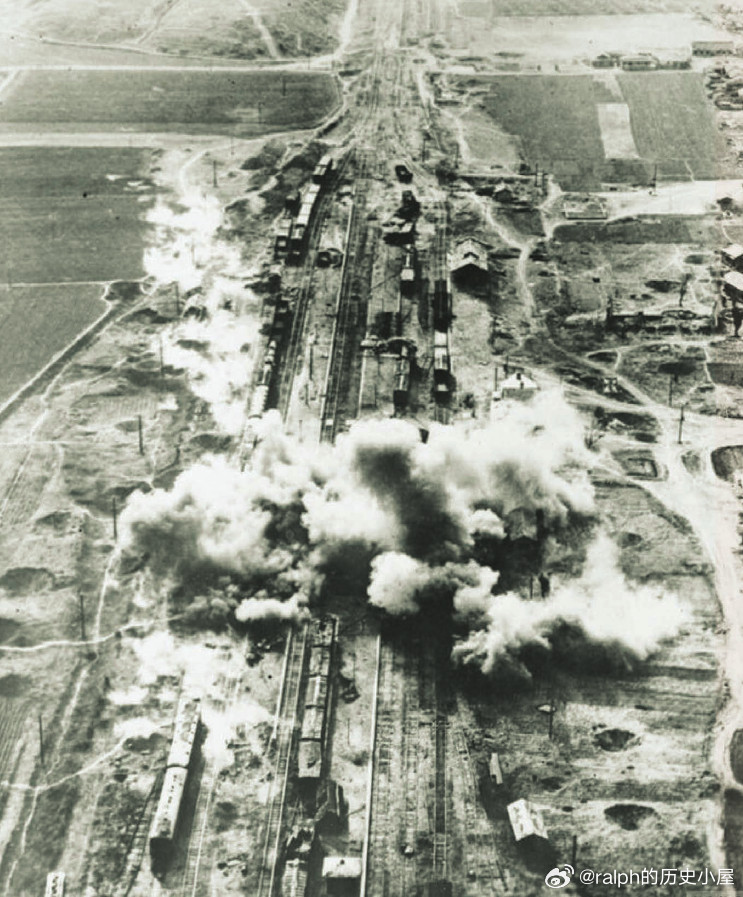 1951年被轰炸的朝鲜北部的铁路编组站军事历史全触达