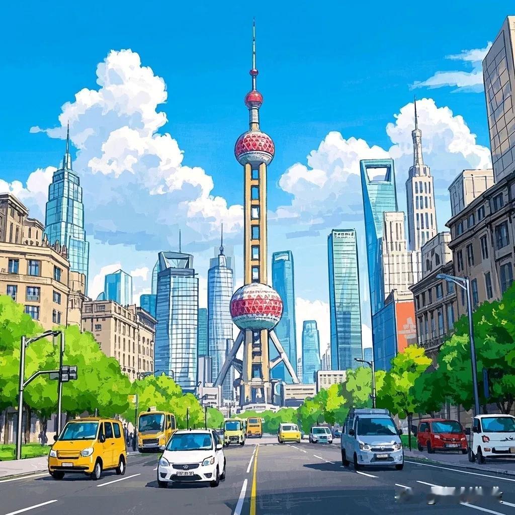 上海外滩的繁华，真不是吹的！白天，阳光洒在黄浦江上，波光粼粼，和周边建筑相得益彰