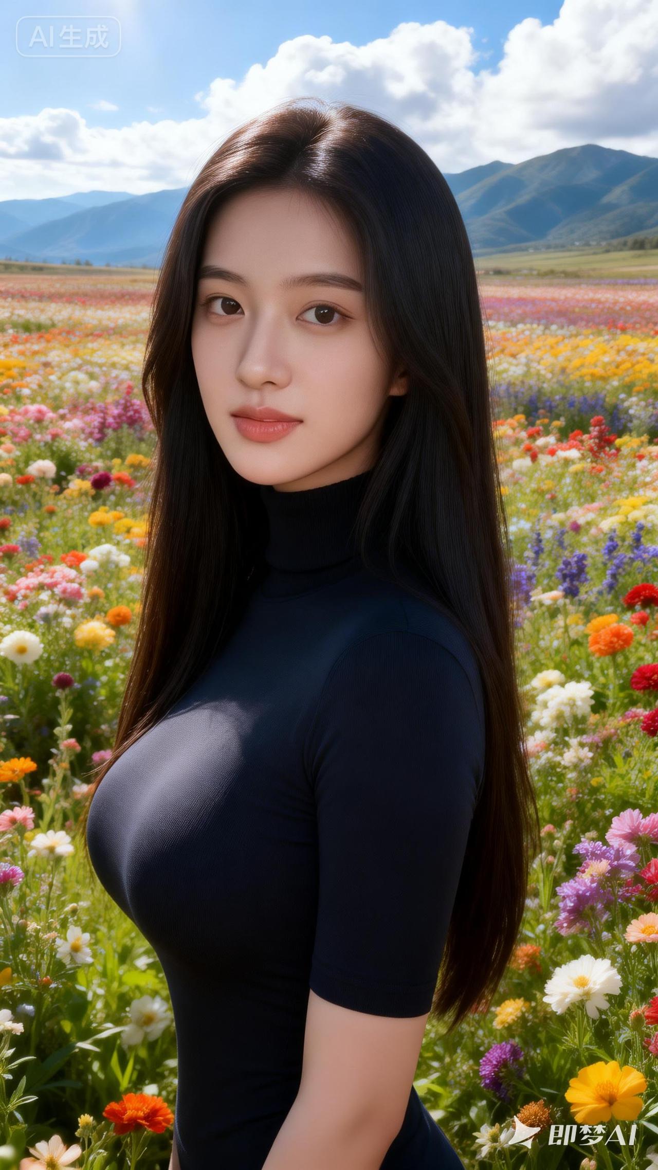 在花海中漫步，感受自然的美好与宁静。