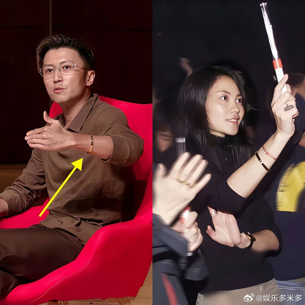 57岁王菲素颜，眼角全是皱纹，谢霆锋看她的眼神，藏不住事。最近一张合照，王菲没