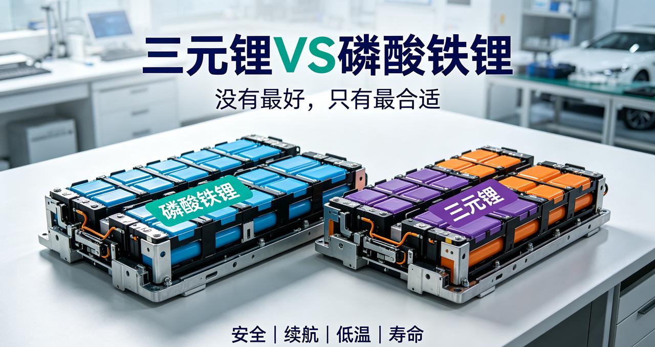 三元锂VS磷酸铁锂，没有谁更好，只有谁更适合买新能源汽车，绕不开一道选择题：