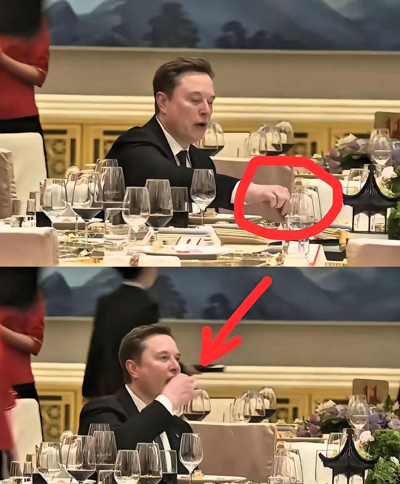 马斯克“偷吃”凉菜，藏着啥秘密？马斯克晚宴上“偷吃”凉菜的照片爆火啦！这下可
