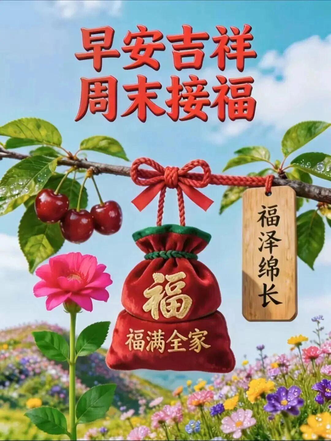 清晨微信一连线，就像彼此见了面。品味人生几十年，有苦有累也有甜，风华正茂是以前，