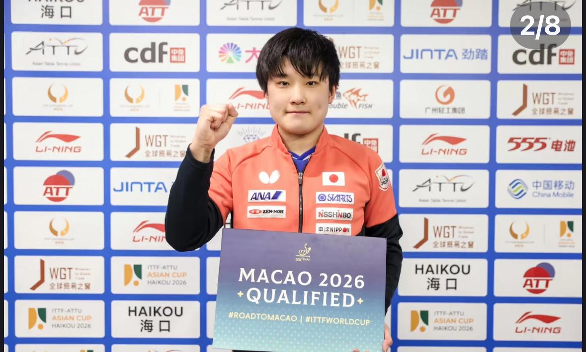 海口亚洲杯男单决赛王楚钦将再战张本智和！海口亚洲杯男单半决赛，王楚钦4:0张