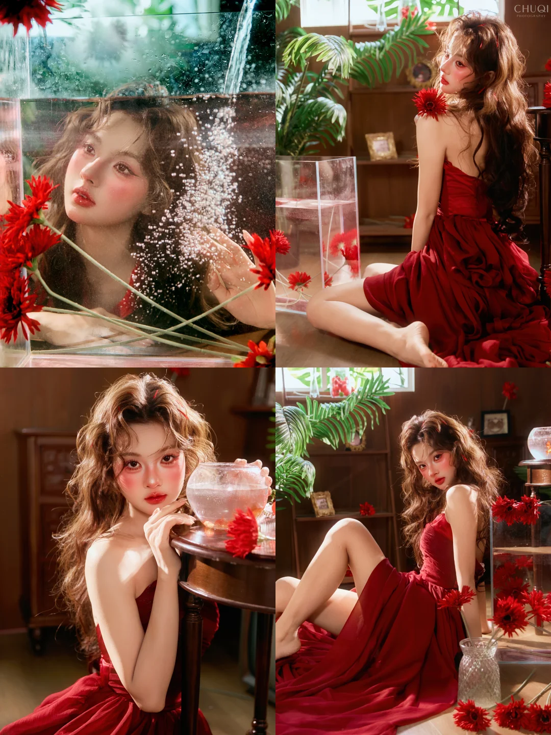 她似夏日的花热烈绽放🌺青岛纯欲风写真