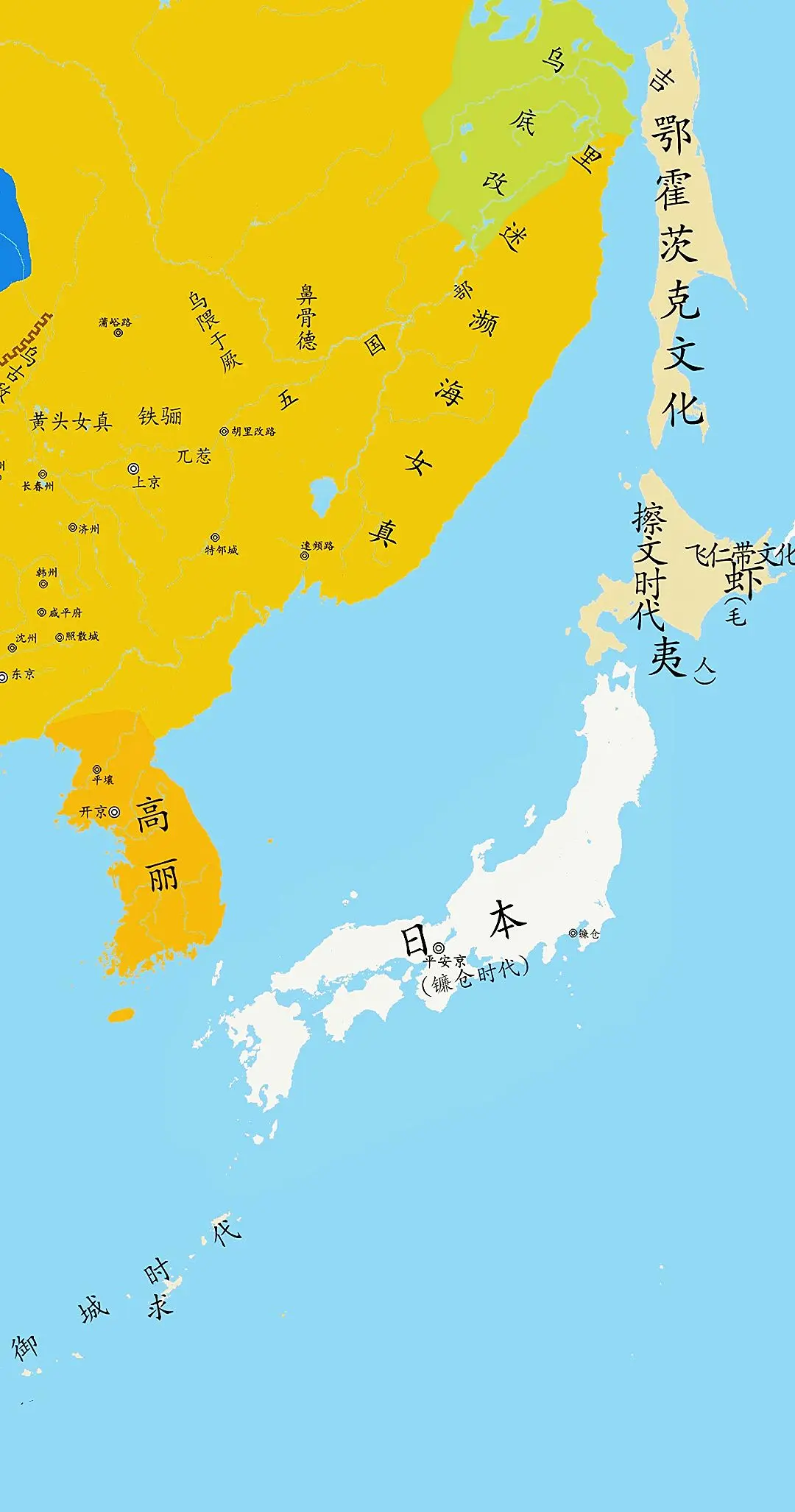 1206年南宋金西夏对峙图。1206是蒙古崛起元年：内部：从部落走向统...