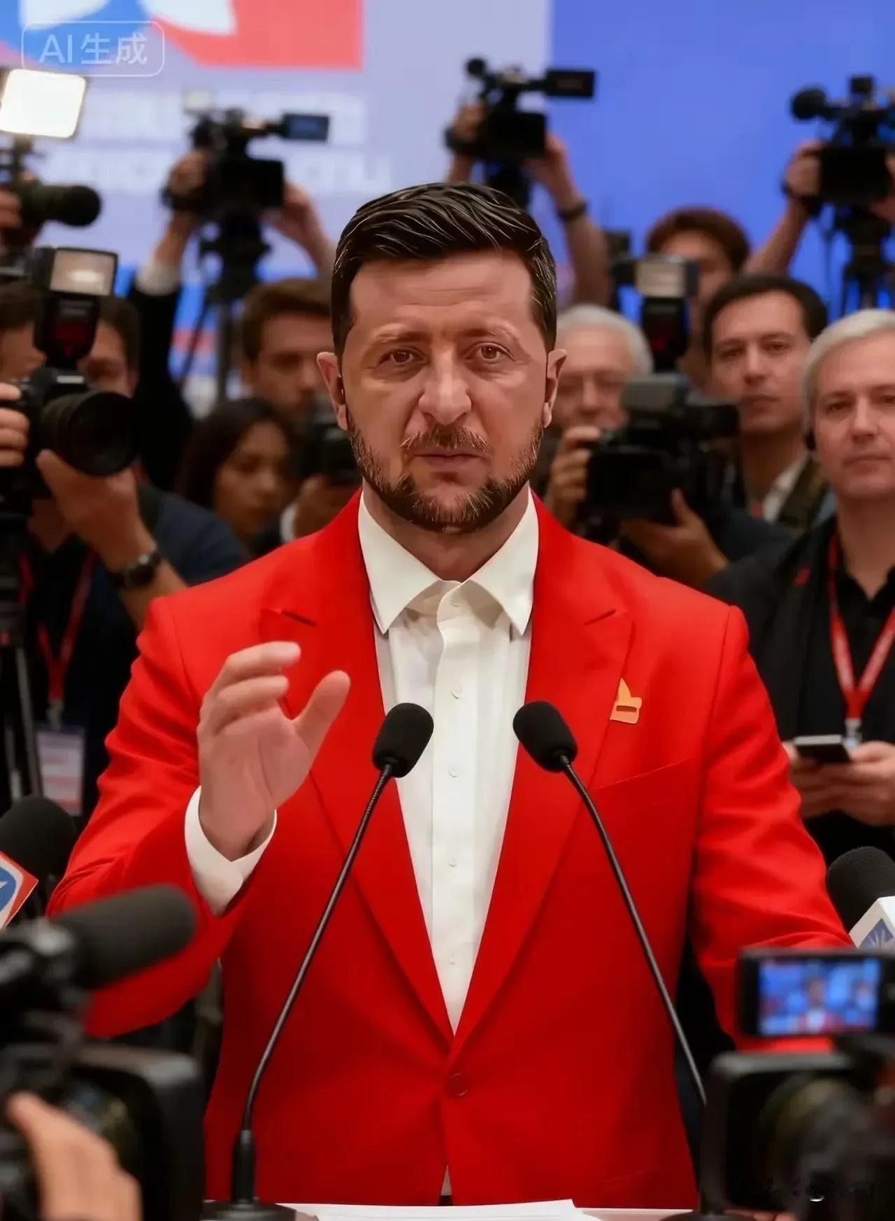 乌克兰消息！2月14日深夜消息，乌克兰总统泽连斯基在德国慕尼黑安全会议上郑重宣