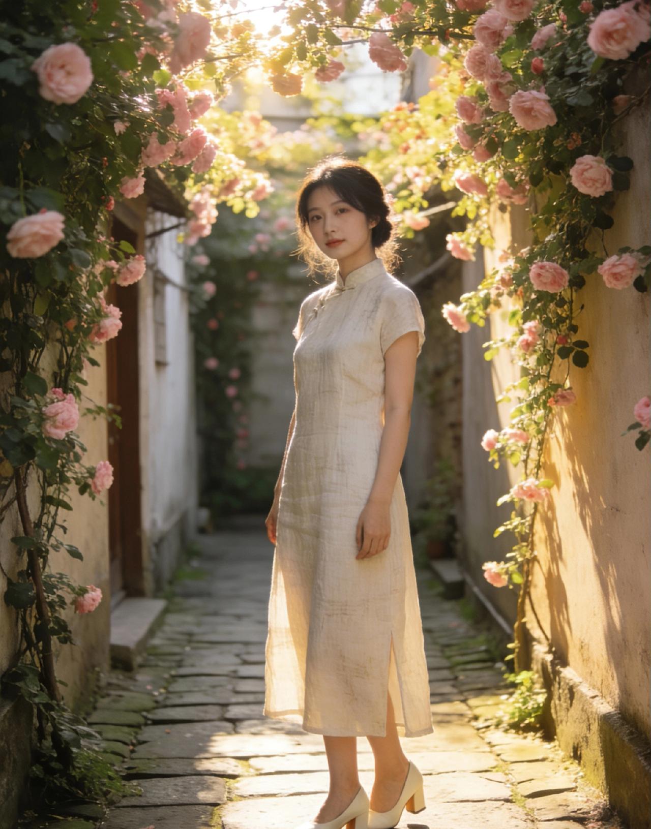 旗袍，藏在东方风骨里的温柔力量。旗袍，是刻在中国女性骨子里的浪漫。它不挑年龄