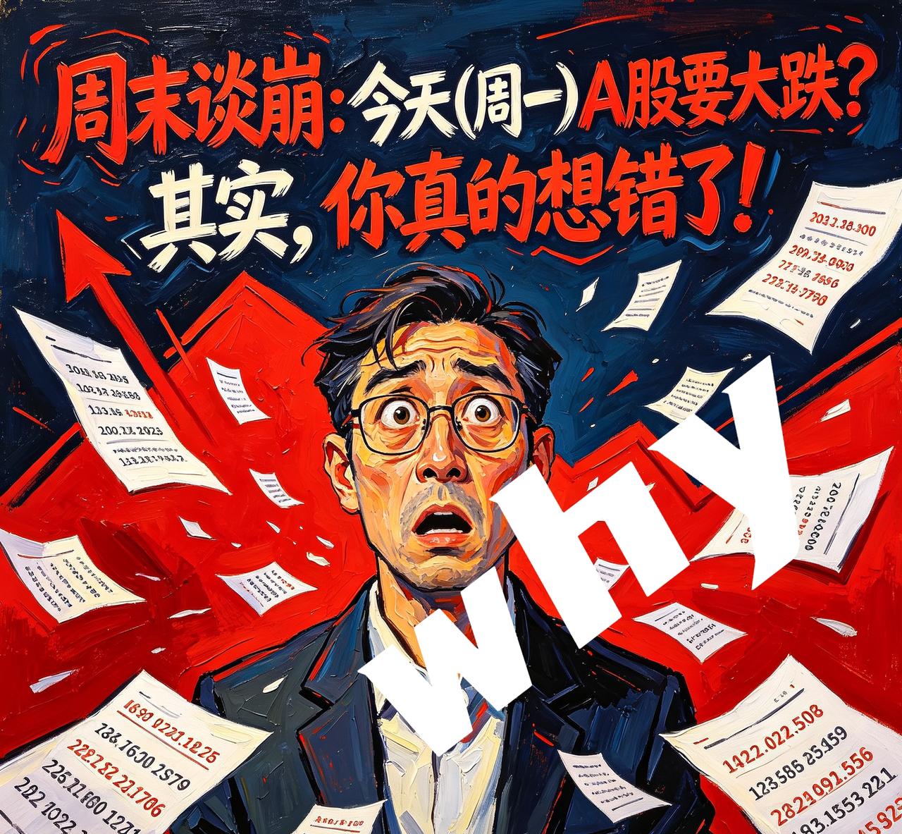 周末谈崩：今天（周一）A股要大跌？其实，你真的想错了！提示：理财有风险，投