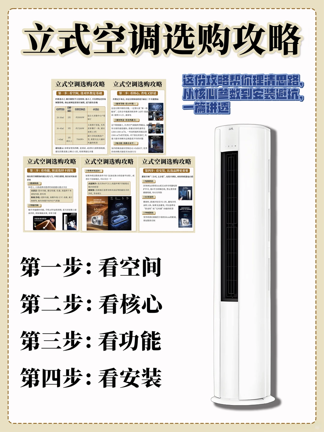 立式空调选购指南 | 好看又凉快，客厅不踩