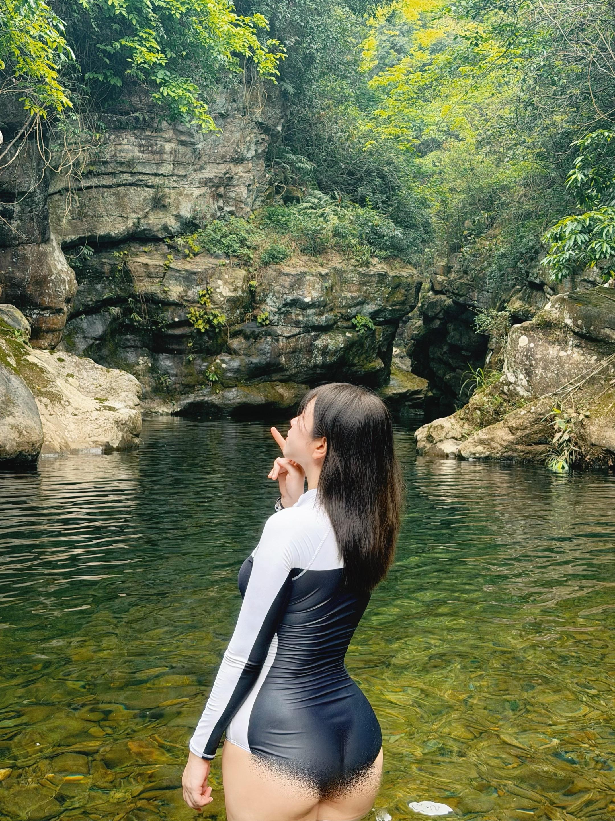 今年第一次玩水啦^（重新发一次）