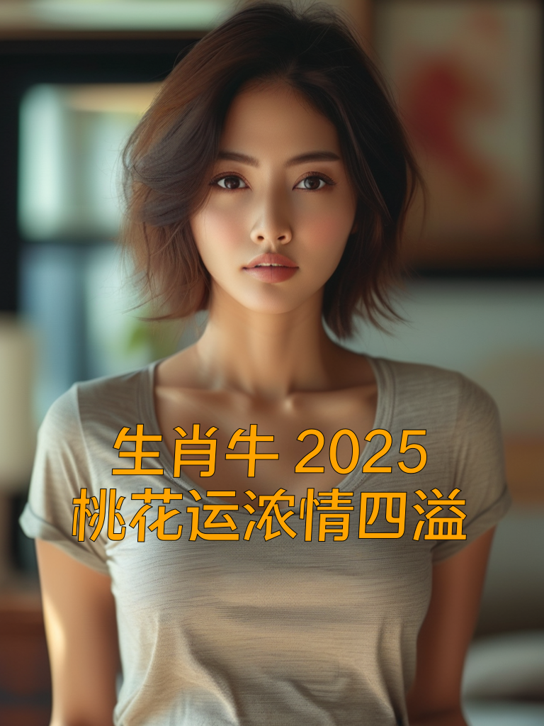 生肖牛2025桃花运浓情四溢！