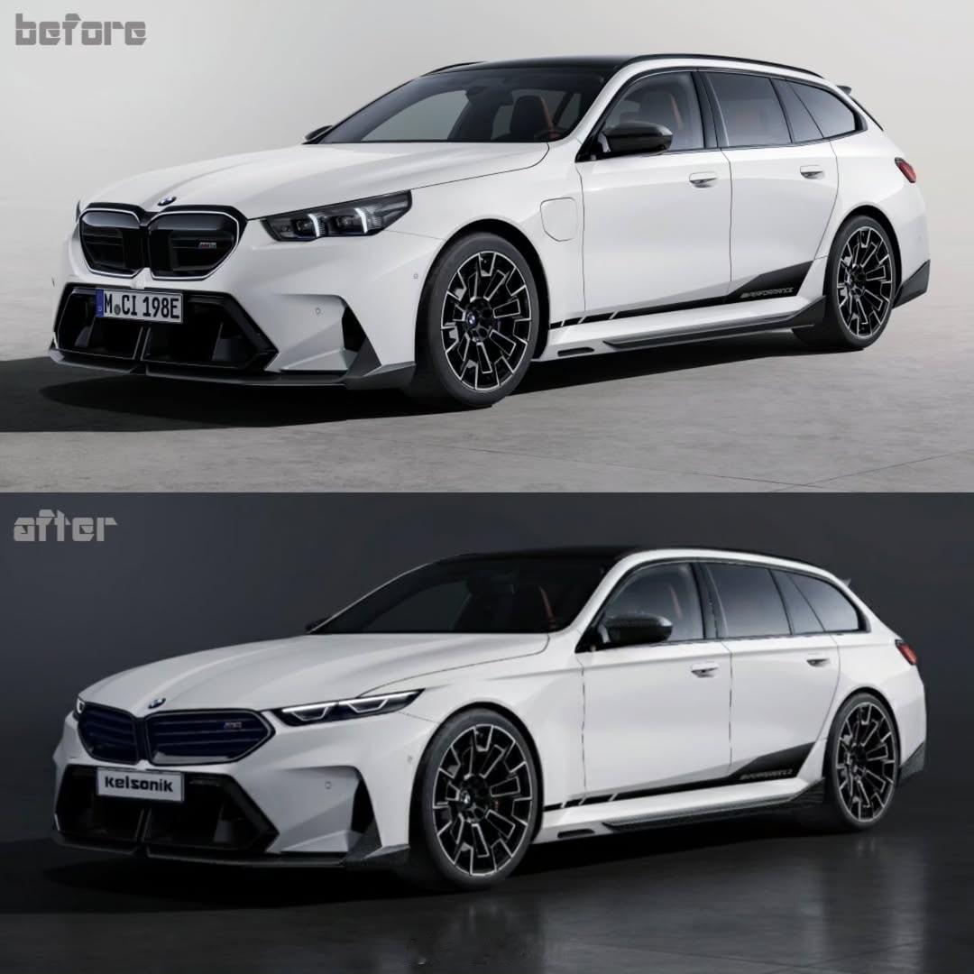 新宝马M5Touring渲染图【新车渲染】新宝马M5Touring渲染图