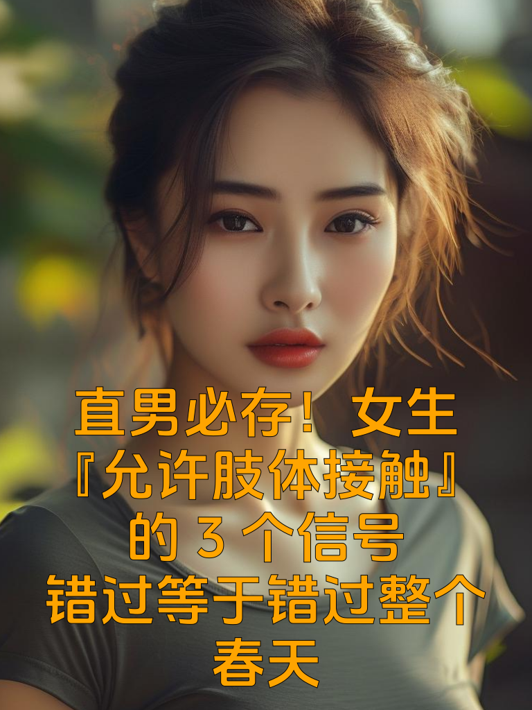 直男必存！女生『允许肢体接触』的3个信号，错过等于错过整个春天