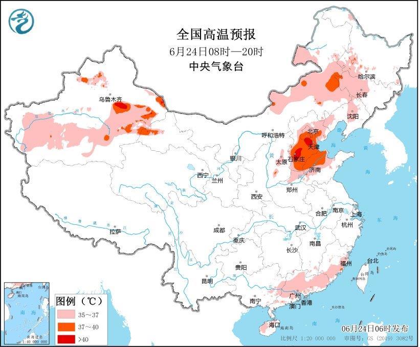 热浪持续! 山东北部等地今日白天局地可达40℃以上