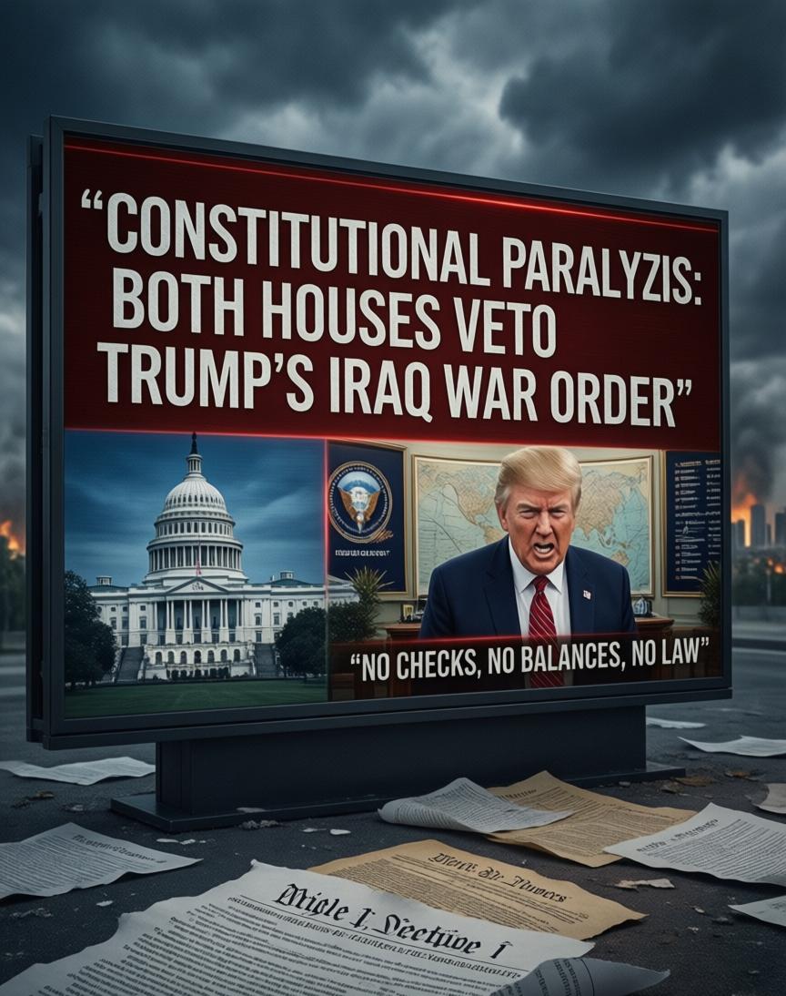 美国国会这两天的投票，结果一出，等于给特朗普的对伊动武之路彻底亮了绿灯——而且是