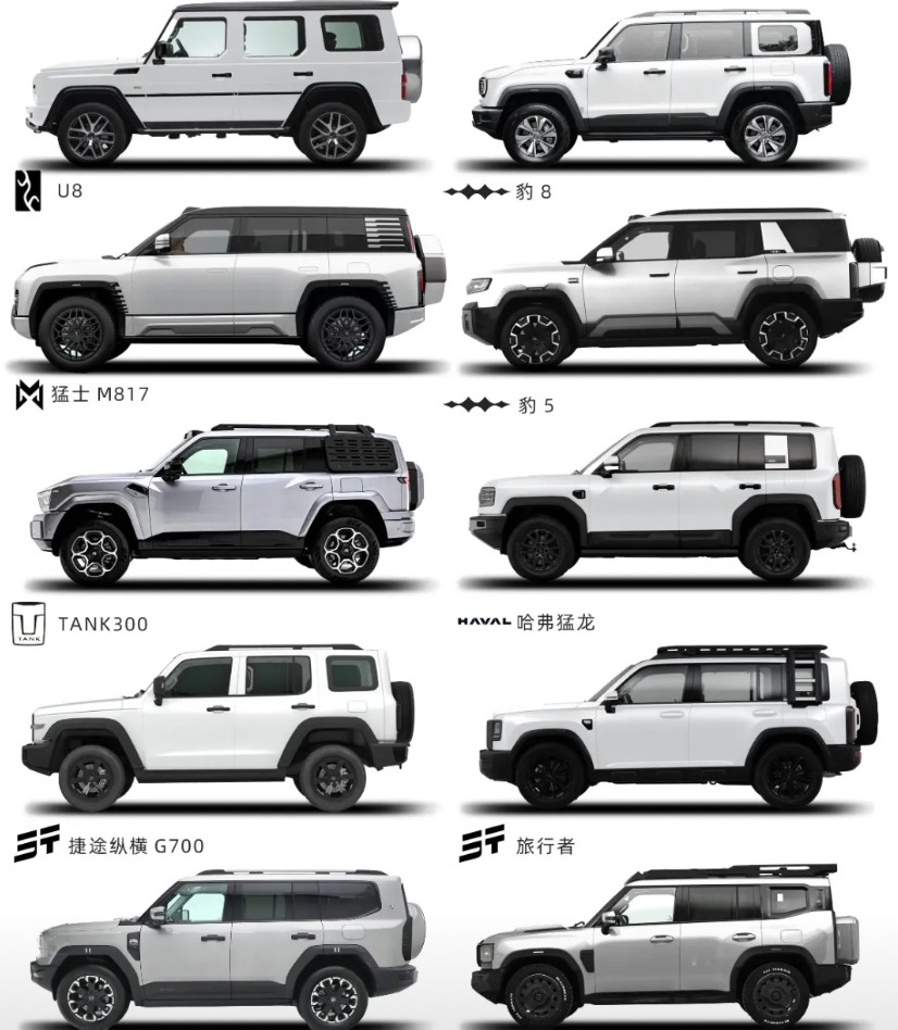 原来国产“方盒子”SUV已经这么多了！在SUV的设计里，方盒子造型一直自带一种