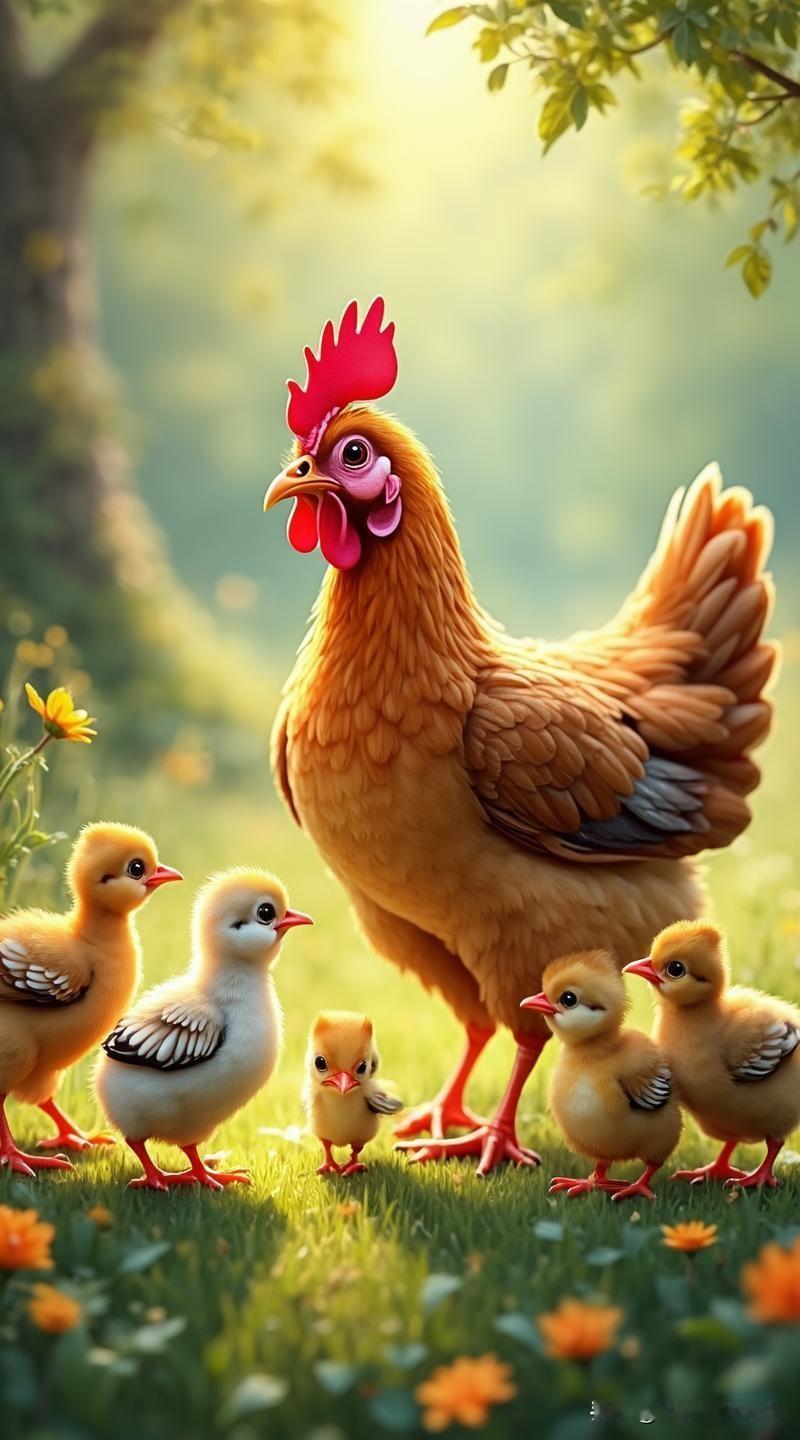 扎心！母鸡的一段话，骂醒多少装睡的人？🐔小鸡天真地问：“妈妈，天这么热，能不