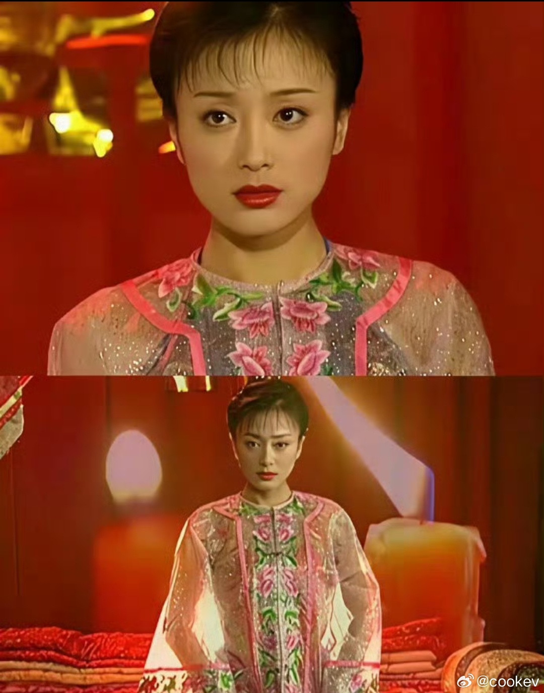 “就说还珠格格里知画那睡衣，放现在简直绝了！没个对比，都不知道什么是差距啊！这也