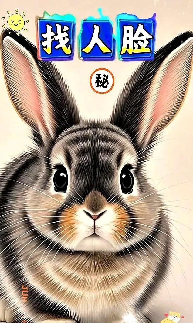 我问了508个人，一个都没找到这张小兔子图中隐藏的三张人脸，第3张几乎不可能找到