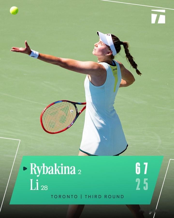 多伦多战果🇰🇿莱巴金娜6-2/7-5李吉妮🇺🇸🇨🇦费尔南德斯6-