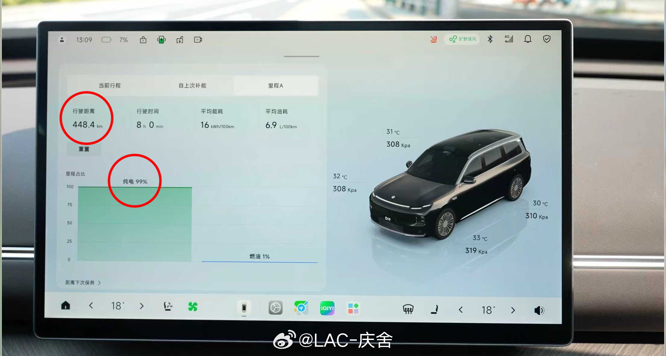 有个博主实测了零跑D19的纯电续航，跑了448.4km增程器介入了。现在大电池