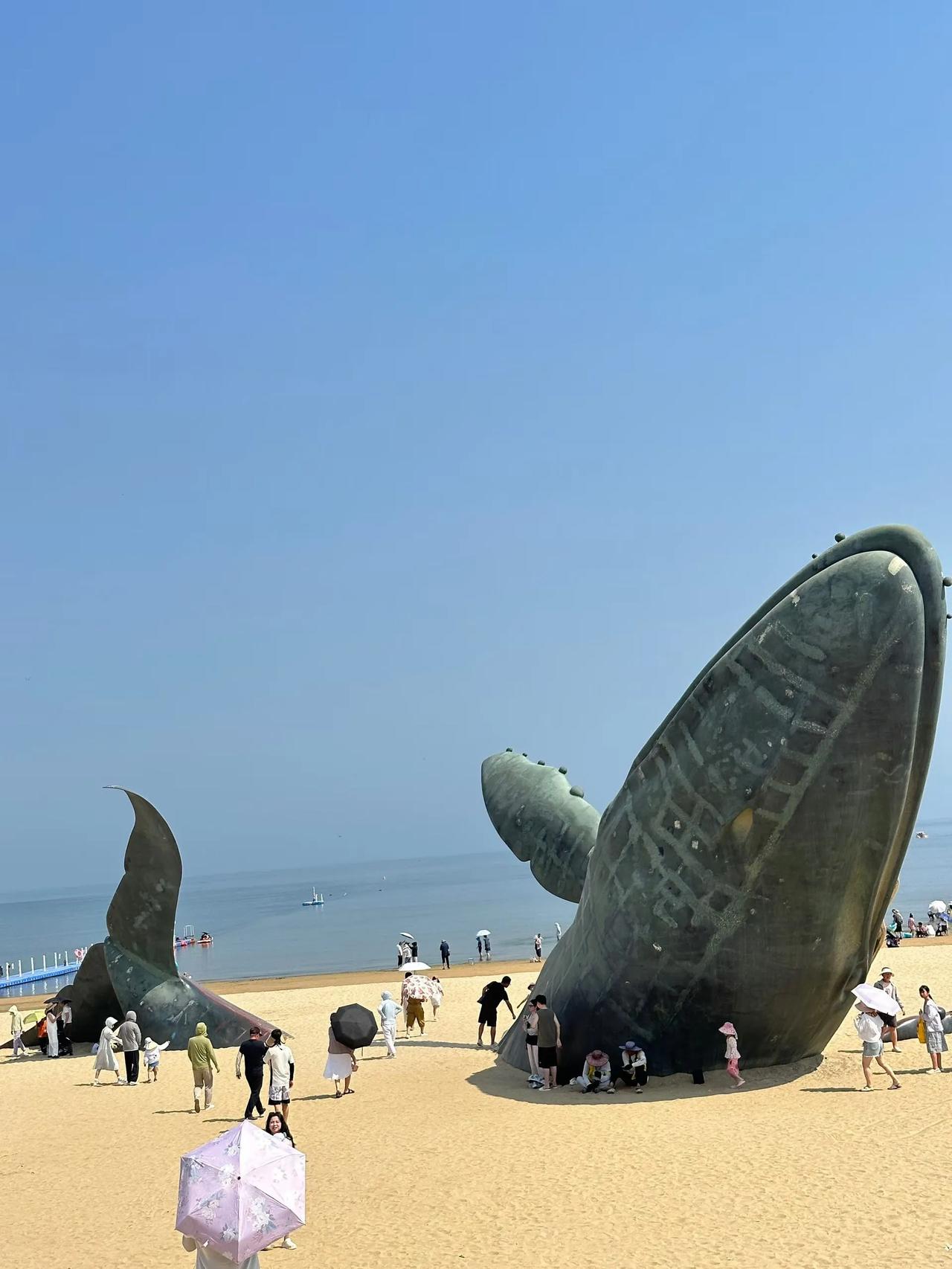 晒图笔记大赛 奔赴烟台孤独的鲸，把心事说给大海听，海风会替你收藏所有温柔。
